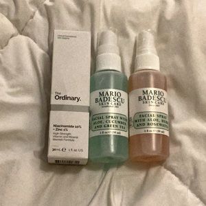 Mario badescu/the ordinary skincare